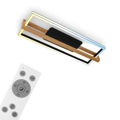 Imagen de Briloner Lámpara de techo LED 3769015 CCT con control remoto