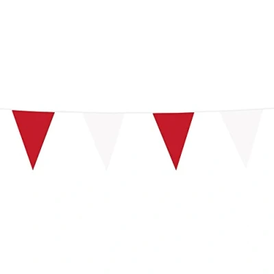 Imagen de Boland Banderines, Longitud 10 Metros, Cadena de Bandera, Guirnalda plástico, decoración Colgante, Carnaval, Fiesta temática, cumpleaños, guardería, Discoteca