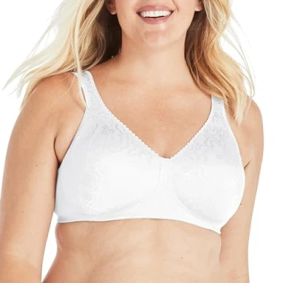 Imagen de Playtex 18 Hour Ultimate Lift Wireless Full Coverage Bra, Single Or 2 Pack Sujetadores, Opaco, Blanco, 100C para Mujer