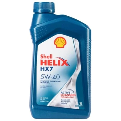 Imagen de Shell Helix HX7 5W 40 1L Aceite de motor 550070318 VOLKSWAGEN: Golf 4, 5, 7, MERCEDES BENZ: Clase C Sedán, E Sedán