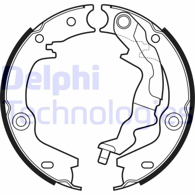 Imagen de DELPHI LS2161 Zapatas de Freno Mano