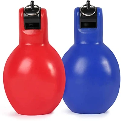 Imagen de Dingfeiyu 2Pcs Silbato de Mano para Entrenamiento y enseñanza Deportiva, 12 x 6.5 cm, higiénico Supervivencia Emergencia, Deportes Futbol, Árbitros