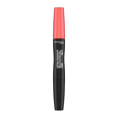 Imagen de Rimmel, Lasting Provocalips, Labial fijo, 600 Orange you coming?, Paso 1: 2,3mL, Paso2: 1,6g