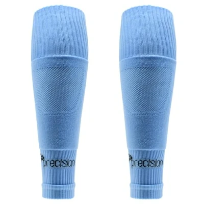 Imagen de Precision Training Plain Pro Calcetines de Manga sin pies para niños fútbol, Azul Claro, 7 12 Hombre