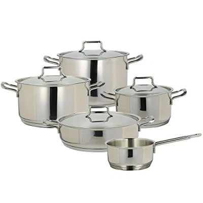 Imagen de Tognana v579109insl batería Vanitosa, Acero Inoxidable, Plata, 9 Unidad