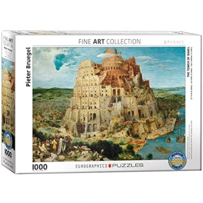 Imagen de Eurographics &quot;Pieter Bruegel La Torre de Babel Puzzle (1000 Piezas, Multi Color)