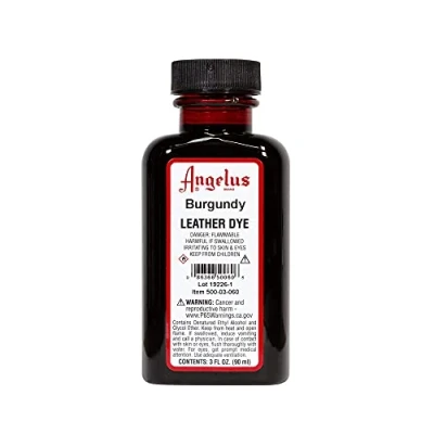 Imagen de Tinte para Cuero Angelus Rojo Borgoña