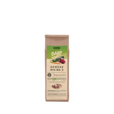 Imagen de Grau El Original Mezcla de verdura deshidratada para menús Barf Perros, Verduras &#039;Mezcla no 2&#039;, Pack Individual 1 x 150 g, alimento complementario Perros