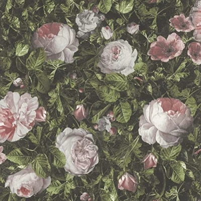 Imagen de Rasch 278316 Papel pintado con rosas (10,05 m x 0,53 m)