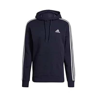 Imagen de adidas Essentials Fleece Sudadera con capucha, Legend Ink/White 01, M Hombre