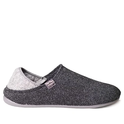 Imagen de TONI PONS Zapatilla de casa para hombre hecha en fieltro reciclado NEPAL FR Negro, 42 EU.