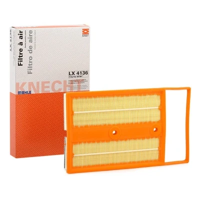 Imagen de MAHLE ORIGINAL LX 4136 Filtro de aire 48 205 346, 280 Cartucho filtrante SEAT: Ibiza 4 ST, Sportcoupe, 4, SKODA: Rapid Spaceback