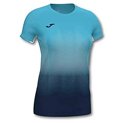 Imagen de Joma Elite VII Camiseta Running, Mujer, Turquesa flúor Marino, M