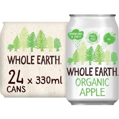 Imagen de Whole Earth Refresco de Manzana, 24 x 330ml (Bio)