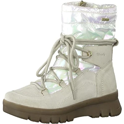 Imagen de Tamaris 8 86413 29, Botas Cortas al Tobillo Mujer, Ivory, 41 EU Ancho