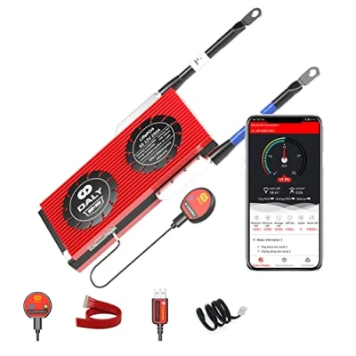 Imagen de Daly Smart BMS 4S LiFePO4 12V 250A, Placa Protección Inteligente de Batería Litio con Bluetooth, Equilibrio, NTC, para Almacenamiento Energía en el hogar, Camping, Emergencia