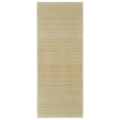 Imagen de vidaXL Alfombra de bambú Natural Rectangular, 120 x 180 cm