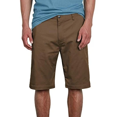 Imagen de Volcom Vmonty Stretch Chino Short Pantalones Cortos para Hombre, Mushroom, 34