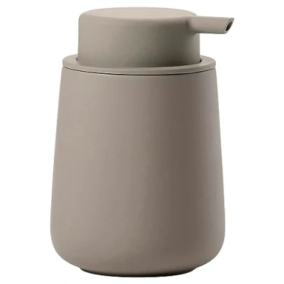 Imagen de Zone Denmark Nova One Dispensador de jabón líquido cerámica para Cuarto baño, Color marrón (8 cm, Altura 11,5 Capacidad 250 ml)