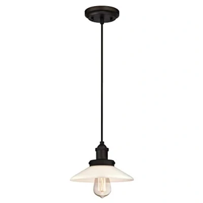 Imagen de Westinghouse One Light Indoor Pendant Lámpara de Techo, Bronce Aceitado, 145 cm