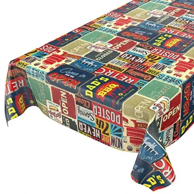 Imagen de Anro Mantel de hule lavable, para mesa