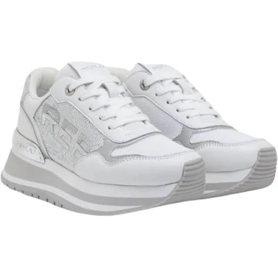 Imagen de Replay Mennet Zapatillas white/silvercoloured, Mujer, Talla: 36, White/silver coloured Zapatos