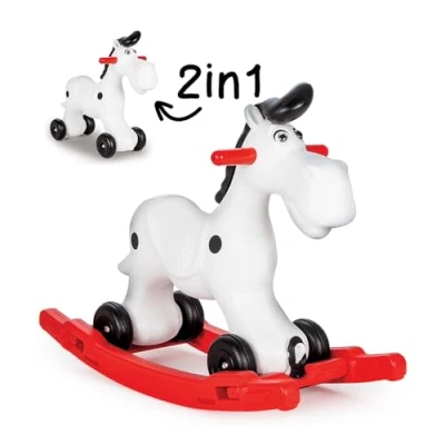 Imagen de Jamara Bob Gallop Does Not Apply Caballo balancín, Color Blanco, Talla única (460275)