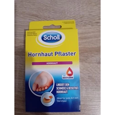 Imagen de Scholl,apósitos para callo, 4 apósitos con ingredientes activos, alivia inmediatamente el dolor y elimina los callos dermatológicamente probado,