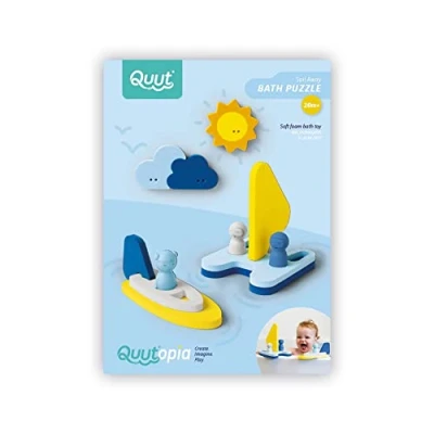 Imagen de Quut opia Sail Away Puzzle Friends, Azul, Amarillo, Verde