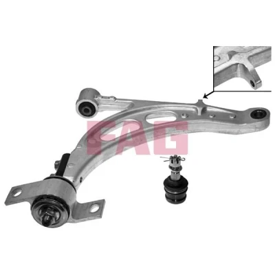 Imagen de FAG 821 0603 10 Barra oscilante, suspensión de ruedas con rótula suspensión/carga Brazo oscilante transversal Aluminio SUBARU: Impreza II Berlina