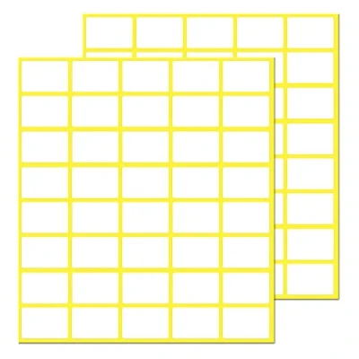 Imagen de Pack de 1000, 20 x 13 mm Etiquetas Adhesivas Blancas Pegatinas