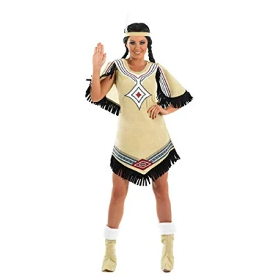 Imagen de Fun Shack Disfraz Nativa Mujer, Indigena Adulto, Disfraces Traje Indigena, Mujer Carnaval L
