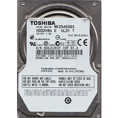 Imagen de Toshiba 250GB SATA 5400RPM 8MB 9,5MM **Refurbished**, ST9250315AS (**Refurbished**)
