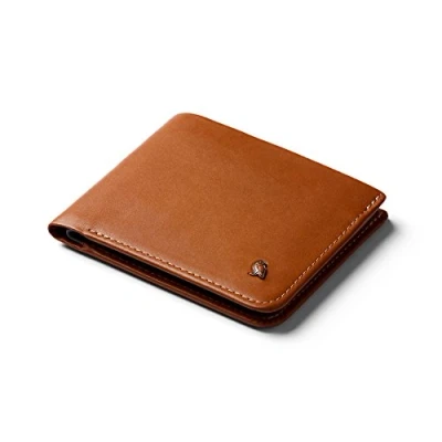 Imagen de Bellroy Hide &amp; Seek Wallet, Cartera Slim de Piel con Billetera, Disponible protección RFID, Bolsillo Oculto (Máx. 12 Tarjetas, Efectivo, Monedero) Caramel