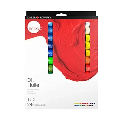 Imagen de Daler Rowney Simply Set Colores Óleo 24x12 ml