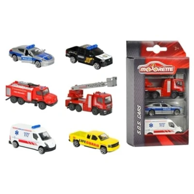Imagen de MAJORETTE S.O.S. Team 3 vehicles multicolour , color/modelo surtido