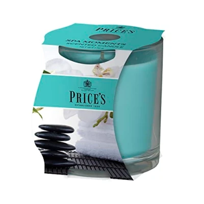 Imagen de Price&#039;s Vela en tarro Spa Moments Deliciosa, fresca y de calidad fragancia Aroma larga duración Hasta 45 horas tiempo combustión