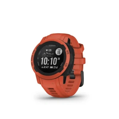 Imagen de Garmin Instinct 2S, Reloj Inteligente con GPS Resistente al Agua, Funciones Deportivas, Pulsioximetría, Puntuación de Sueño y Notificaciones del Smartphone, Rojo (Reacondicionado)