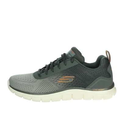 Imagen de Skechers Track Ripkent, Zapatillas Hombre, Malla Sintética de Color Verde Oliva, 47.5 EU