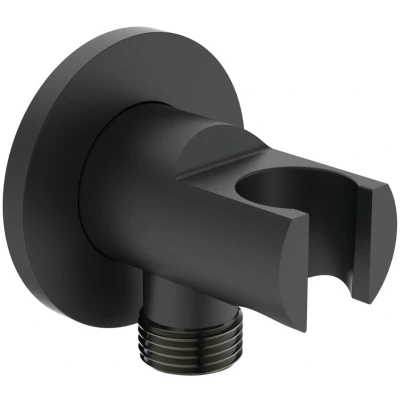 Imagen de Ideal Standard Idealrain BC807XG Toma de corriente para pared y cabezal ducha, color negro