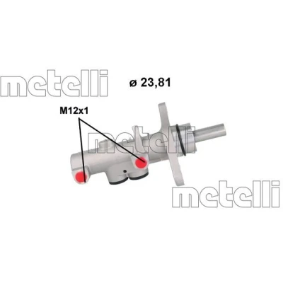 Imagen de METELLI 05 1200 Cilindro Maestro de Freno 23,81 Aluminio