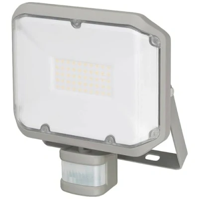 Imagen de Brennenstuhl Proyector led AL 3050 con PIR/Foco exterior de 3110lm para montaje detector movimiento (foco en pared, 30W, 3000K, IP44)