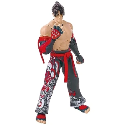 Imagen de Bandai Tekken 40673 Figura de acción (17 cm), diseño Jin Kazama Game Dimensions