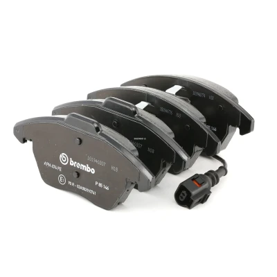 Imagen de BREMBO P 85 146 Juego de pastillas freno con contacto avisador desgaste clip émbolo sin accesorios VOLKSWAGEN: Scirocco III norauto,