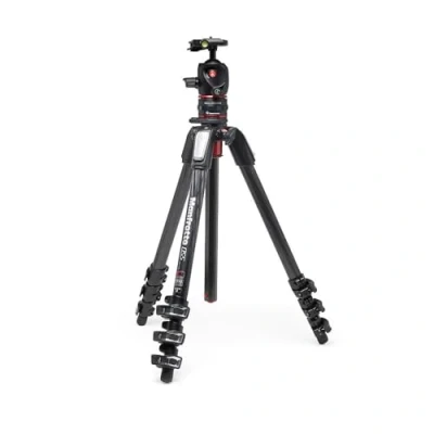 Imagen de Manfrotto Kit Trípode de Carbono 4 Secciones, con Rótula Sistema Liberación Rápida Move, Accesorios Fotografía Profesional, Cámara