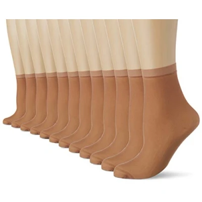 Imagen de Dim Mini Medias Transparentes Beauty Resist Tenue Parfaite &amp; Résistance Mujer x12, Multicolor, Talla única