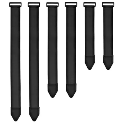 Imagen de Upbeat Cinchas Elásticas con Cierres de Gancho 3 tamaños (61/46/30cm x 5cm), Correas Multiusos Textiles Autoadherentes para Bicicletas, Pantalones, Equipaje, Esterillas Yoga, Mangueras, Cables