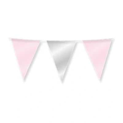 Imagen de PD Party Foil Bunting, Color rosa claro/plateado, 10m (7031079)