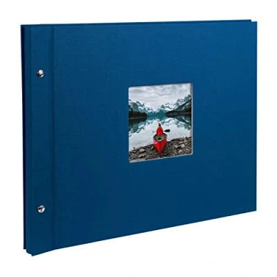Imagen de Goldbuch Álbum Ventana, páginas Bella Vista con pergamino, Papel, Azul, 39 x 31 cm