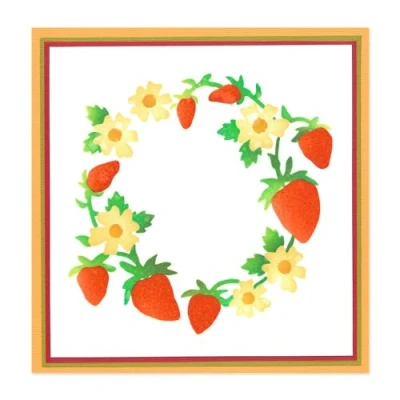 Imagen de Sizzix Plantillas en capas, corona de fresas, One Size